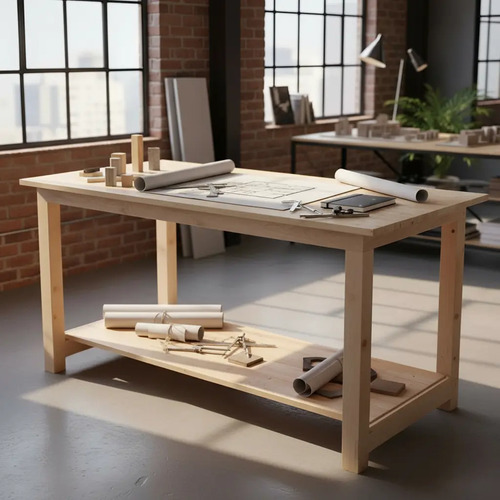 Meson De Trabajo- Tipo Barra Ideal- Estudio De Arquitectura