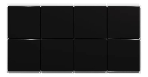 Verona Revestimiento Pared Indrainox (caja 1m2 = 24 Unidad) Negro