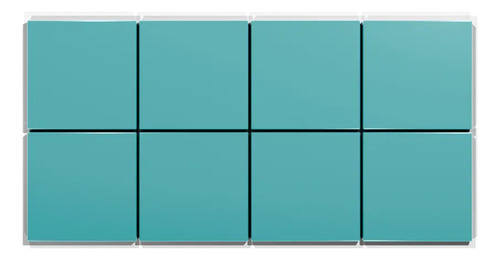 Verona Revestimiento Pared Indrainox (caja 1m2 = 24 Unidad) Turquesa