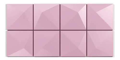 Verona Bisel En Punta Pared Indrainox (caja 1m2 = 24 Unidad) Rosa
