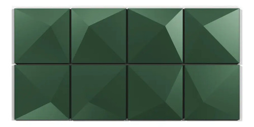 Verona Bisel En Punta Pared Indrainox (caja 1m2 = 24 Unidad) Verde