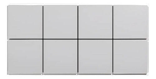 Verona Revestimiento Pared Indrainox (caja 1m2 = 24 Unidad) Blanco