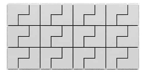 Travia Revestimiento Pared Indrainox (caja 1m2 = 24 Unidad) Blanco