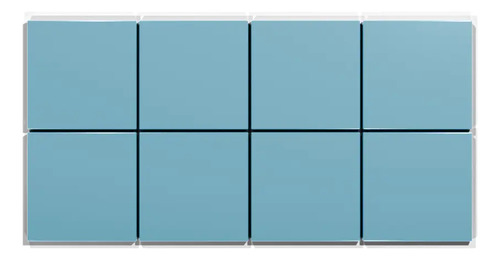 Verona Revestimiento Pared Indrainox (caja 1m2 = 24 Unidad) Celeste