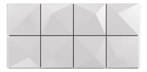 Verona Bisel En Punta Pared Indrainox (caja 1m2 = 24 Unidad) Blanco