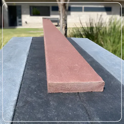 Madera Plastica 125mm X 25mm X 2450mm (7kg X Unidad) Marron