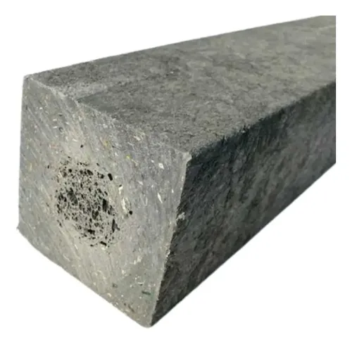 Madera Plastica 90mm X 90mm X 2450mm (17 Kilos X Unidad) Gris