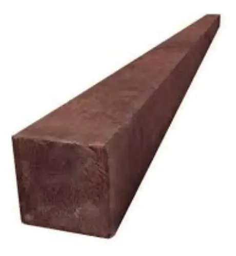 Madera Plastica 90mm X 90mm X 2450mm (17 Kilos X Unidad) Marron