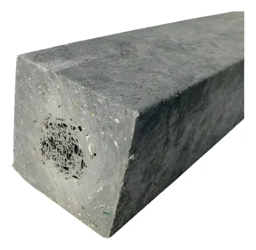 Madera Plastica 50mm X 50mm X 2450mm (5 Kilos X Unidad) Gris