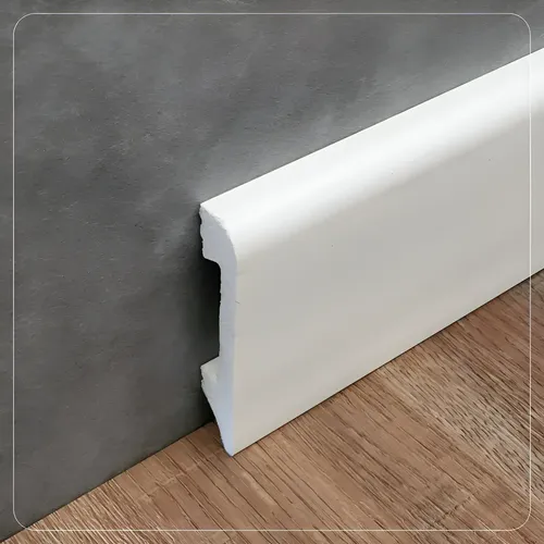 Zocalo Eps Blanco 14 X 75 X 2900 [venta Minima 100 Unid.] Europeo Blanco