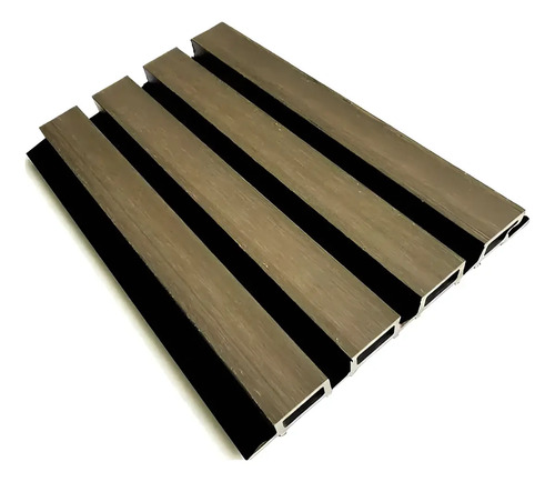 Wpc Panel Ext. Maxcore [25 X 219 X 2990mm] Precio X Unidad Lapacho Y Negro