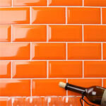 Imagen 1 de Ceramico Subway Colores 10x20 [caja X 1m2] Naranja
