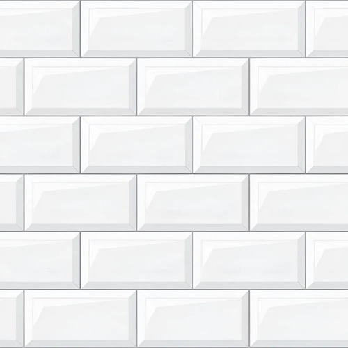 Ceramico Subway Colores 10x20 [caja X 1m2] Blanco