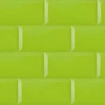 Imagen 1 de Ceramico Subway Colores 10x20 [caja X 1m2] Verde Lima
