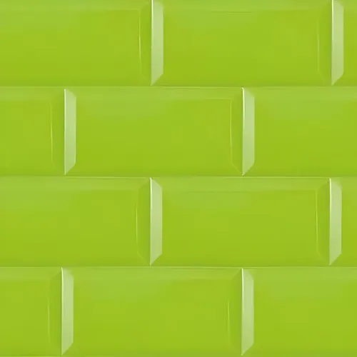 Ceramico Subway Colores 10x20 [caja X 1m2] Verde Lima