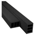 Imagen 1 de Tirante 50mm X 100mm X 2900mm Wpc- Max Core [venta X Unidad] Negro Negro Simil Madera