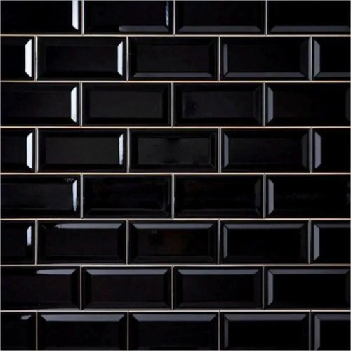 Ceramico Subway 7,5cm X 15cm- [caja X 1m2] Negro