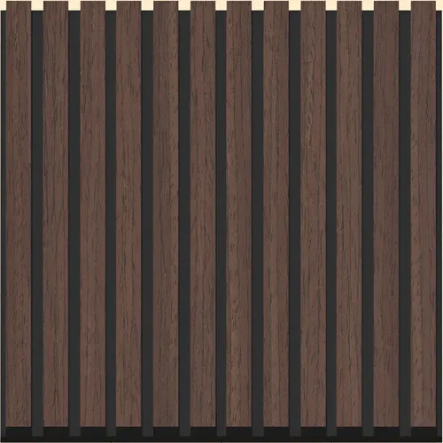 Pack 2 Paneles Acusticos Pared De 21mm X 600mm X 2400mm Walnut Oak
