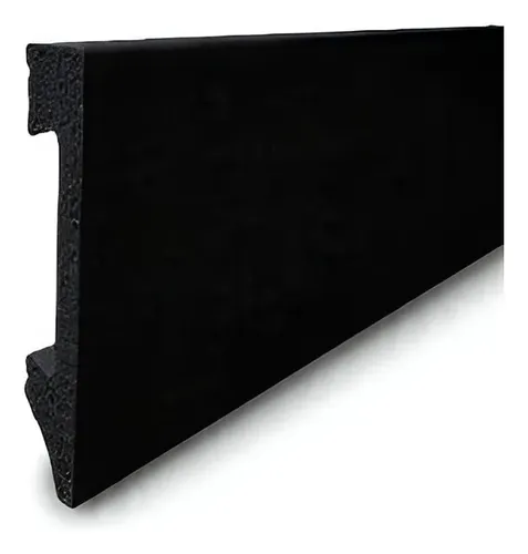 Zocalo Eps 14mm X 75mm X 2900mm- Max W [pack 6 Unid.] Cuadrado Negro