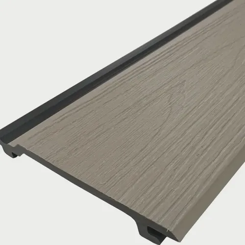 Wpc Exterior Siding [21mm X 138mm X 2900mm] Venta X Unidad Ceniza Gris