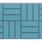 Imagen 1 de Siracusa - Pared Indrainox (caja 1m2 = 24 Unidades) Celeste