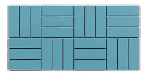 Siracusa - Pared Indrainox (caja 1m2 = 24 Unidades) Celeste