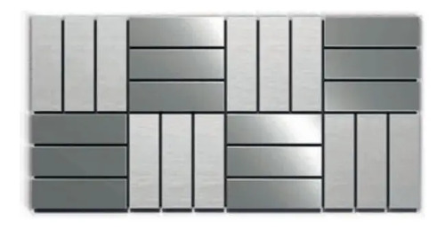 Siracusa - Pared Indrainox (caja 1m2 = 24 Unidades) Combinado
