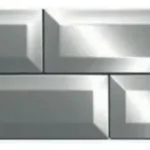 Imagen 1 de Subway Bisel- Pared Indrainox (caja 1m2 = 22 Unidades)