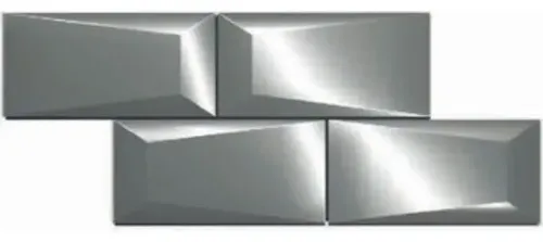 Subway Mini Bisel- Punta- Indrainox (caja 1m2 = 22 Unidades)