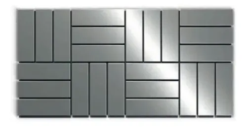 Siracusa - Pared Indrainox (caja 1m2 = 24 Unidades) Brillo