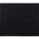 Imagen 1 de Siracusa - Pared Indrainox (caja 1m2 = 24 Unidades) Negro