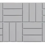 Imagen 1 de Siracusa - Pared Indrainox (caja 1m2 = 24 Unidades) Blanco