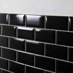 Imagen 10 de Ceramico Subway 7,5 X 15- Negro / Blanco- [caja X 1m2]