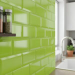 Imagen 10 de Ceramico Subway Colores 10x20 [caja X 1m2] Verde Lima