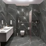 Imagen 2 de Porcelanico Cejatel Brillante 68x68 [caja X 2,73m2] Piero Black