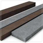 Imagen 2 de Madera Plastica 125mm X 25mm X 2450mm (7kg X Unidad) Gris