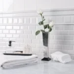 Imagen 2 de Ceramico Subway 7,5 X 15- Negro / Blanco- [caja X 1m2] Blanco