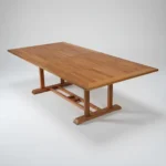 Imagen 2 de Mesa Fija Jardin Standart- 85x107x214cm Teca/ Angelin Natural Laqueado