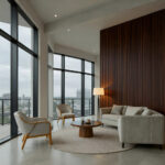 Imagen 2 de Rev. Interior Acanalado Maxcore Eps 12mm- (venta X Unidad) Roble Miel Y Negro