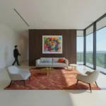 Imagen 2 de Pack 2 Paneles Acusticos Pared De 21mm X 600mm X 2400mm Walnut Oak