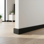 Imagen 2 de Zocalo Eps 14mm X 75mm X 2900mm- Max W [pack 6 Unid.] Cuadrado Negro