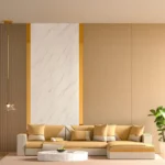 Imagen 2 de Placa Pvc Simil Marmol 2,5mm X 1220mm X 2440mm Carrara Ice