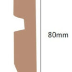 Imagen 3 de Zocalo Mdf  15mm X 80mm X 2750mm- [venta X Unid.] Kalon Color 14