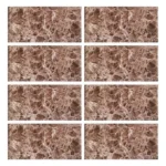 Imagen 3 de Ceramico Subway Colores 10x20 [caja X 1m2] Emperador