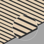 Imagen 3 de Pack 5 Paneles Acusticos De Pared De 8mm X 600mm X 2400mm Blonde Oak