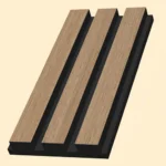 Imagen 3 de Pack 2 Paneles Acusticos Pared De 21mm X 600mm X 2400mm White Oak