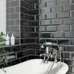 Imagen 3 de Ceramico Subway 7,5 X 15- Negro / Blanco- [caja X 1m2]