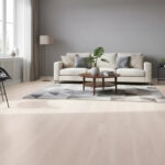 Imagen 4 de Pisos Flotantes Kronotex 8mm- Con Bisel- Caja 2,13m2 Waveless Oak White