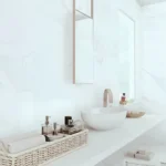 Imagen 4 de Porcelánico Pulido Brillante Símil Mármol Carrara 56,2x56,2 Carrara