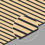 Imagen 4 de Pack 5 Paneles Acusticos De Pared De 8mm X 600mm X 2400mm Sunset Oak